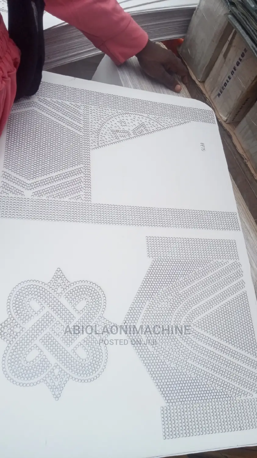 Pattern Boards for Stoning Fabrics (Templates for Stoning)