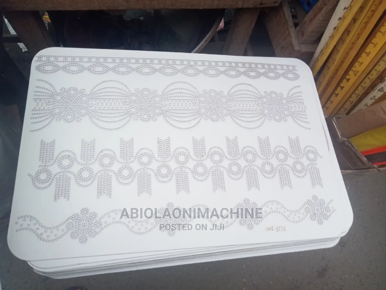 Pattern Boards for Stoning Fabrics (Templates for Stoning)