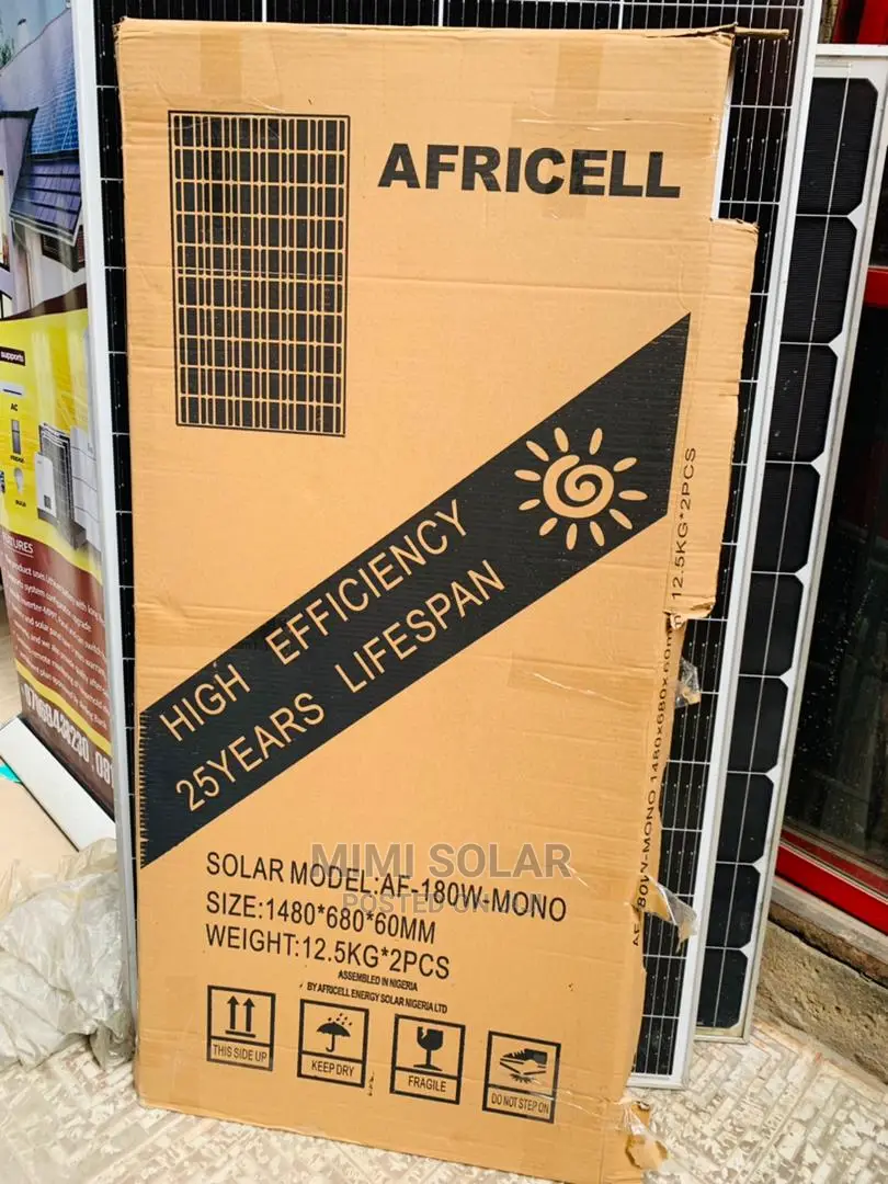 180 Watts Africell Mono Panel