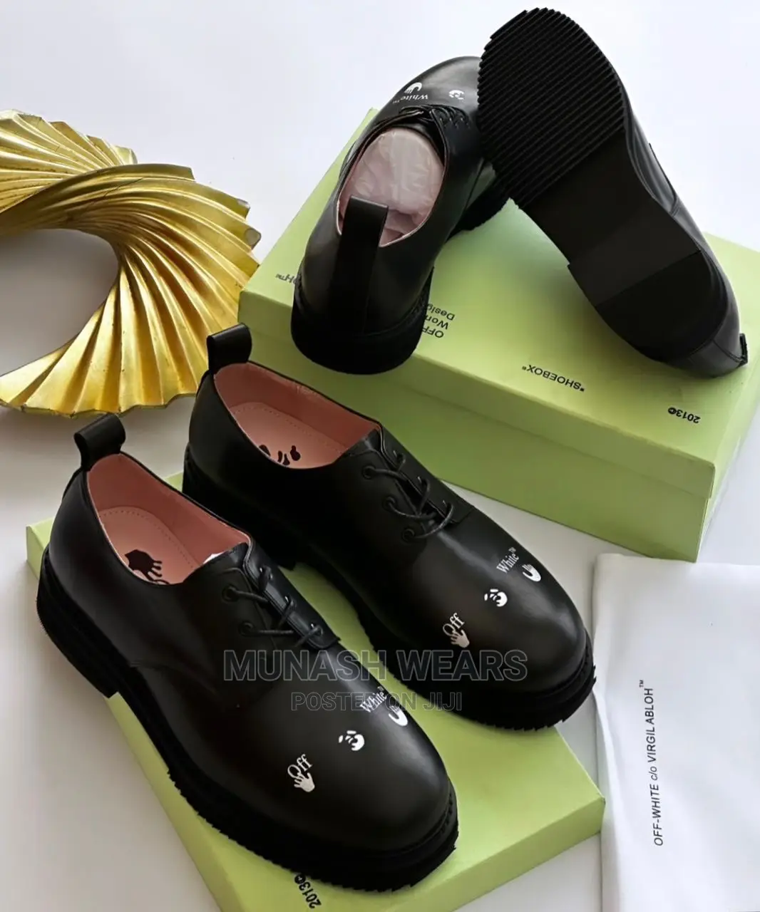 Offwhite Classic Shoe for Men