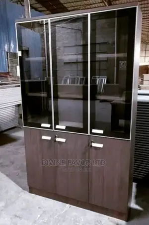 Wooden Bookshelf for Office Use