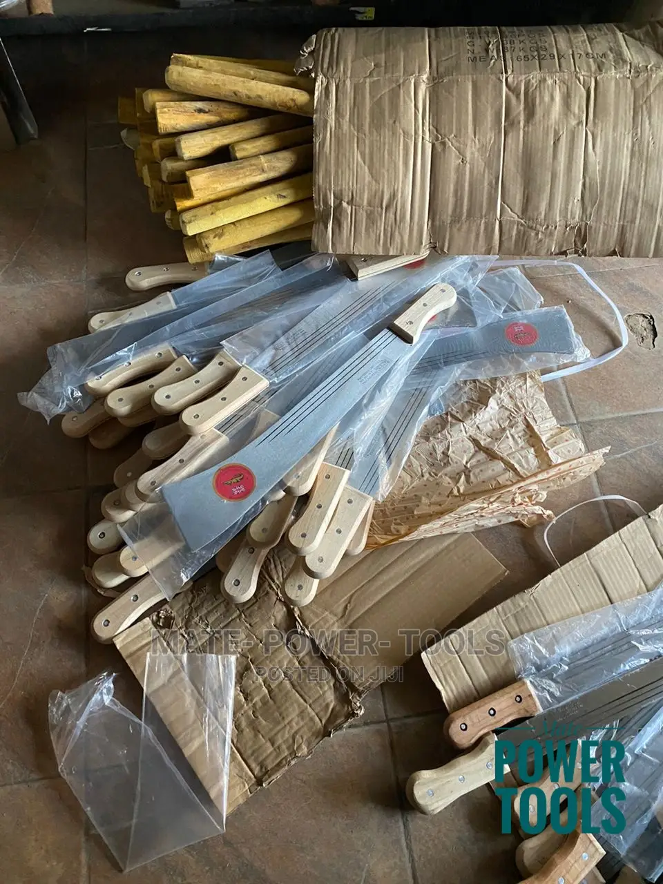 Wood Handle Cutlass Machete Straight