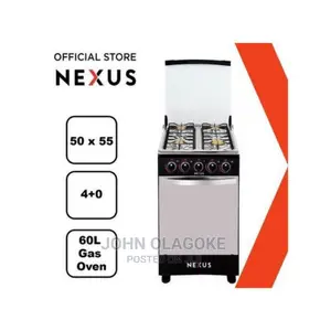 Nexus 4 Burner NX-5055 Gas Cooker (4 + 0) With Oven
