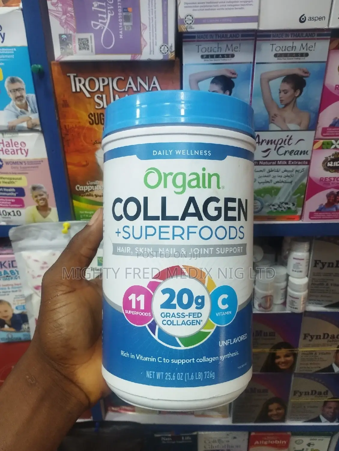 Orgain Collagen + Superfoods - Mighty Fred Medix NIG LTD Price: ₦ ...