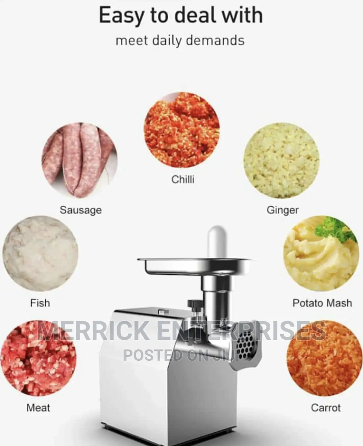 Stainless Steel Meat Grinder