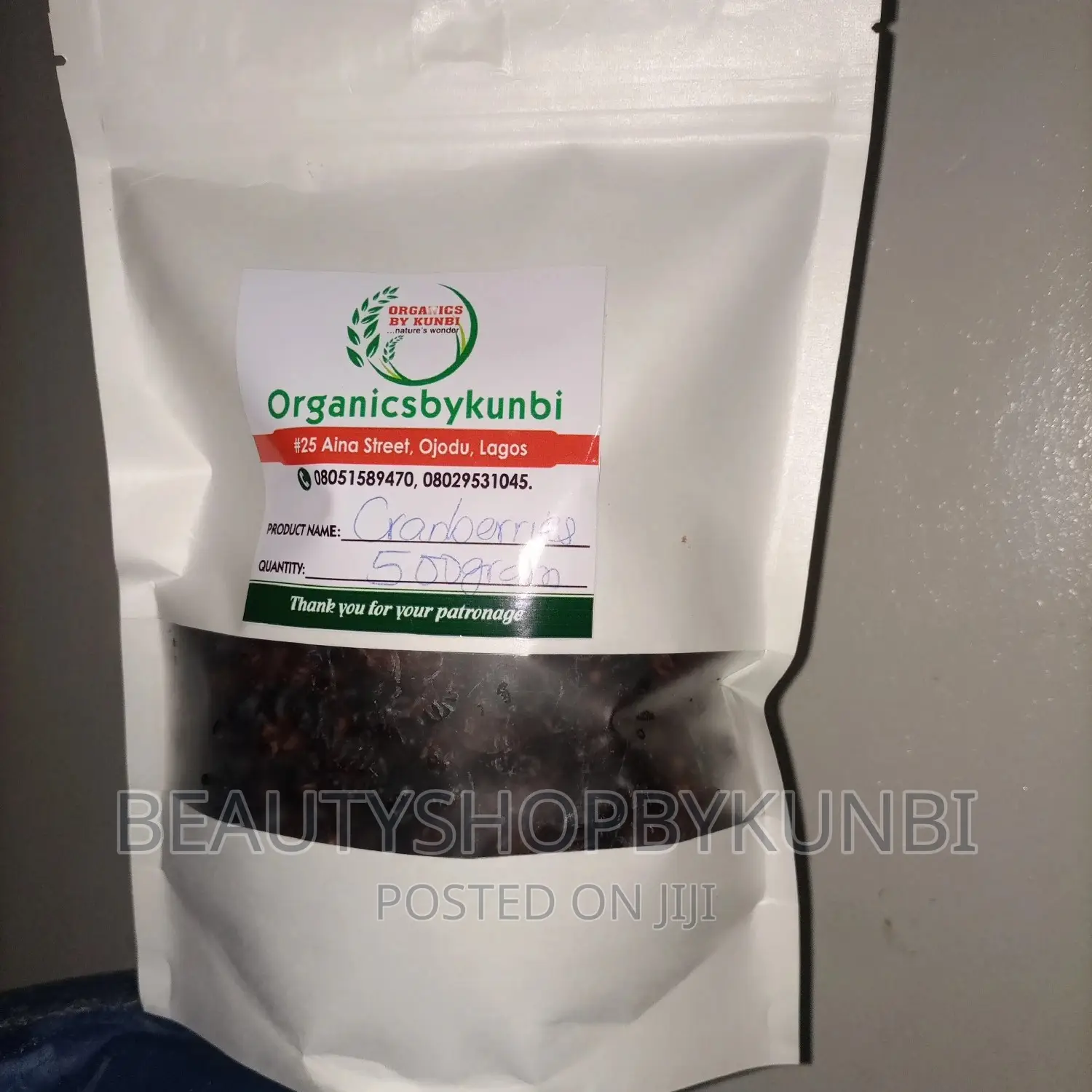 Dried Cranberries- 250gram