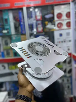 Laptop Stand Computer Stand With Cooling Fan Rotatable 360