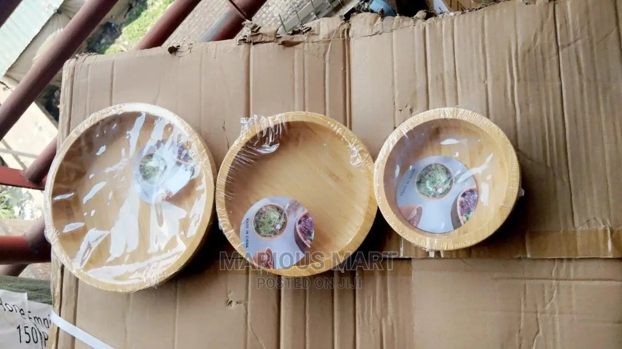 Wooden Bamboo Plates