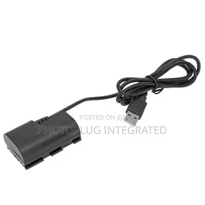 LP-E6 Dummy Battery + USB Cable