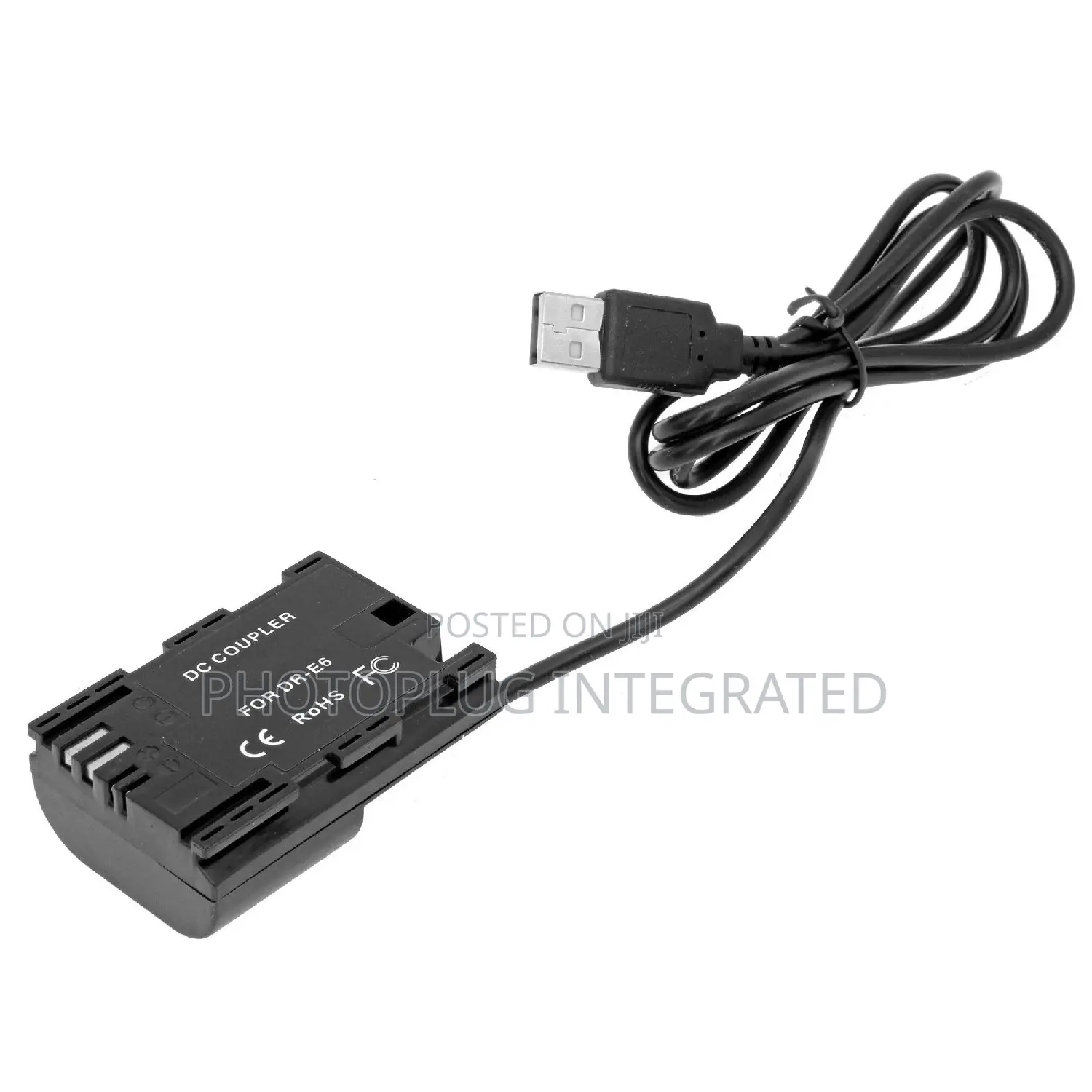 LP-E6 Dummy Battery + USB Cable