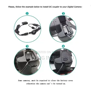 DR-E18 Dummy Battery + USB Cable