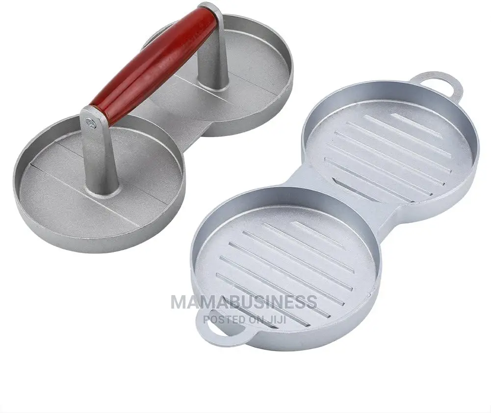 Double Steel Burger Press Machine