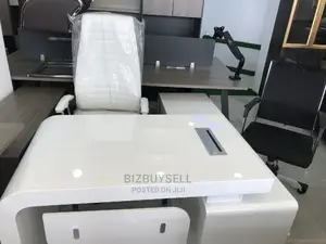 Office Executive Table (White)