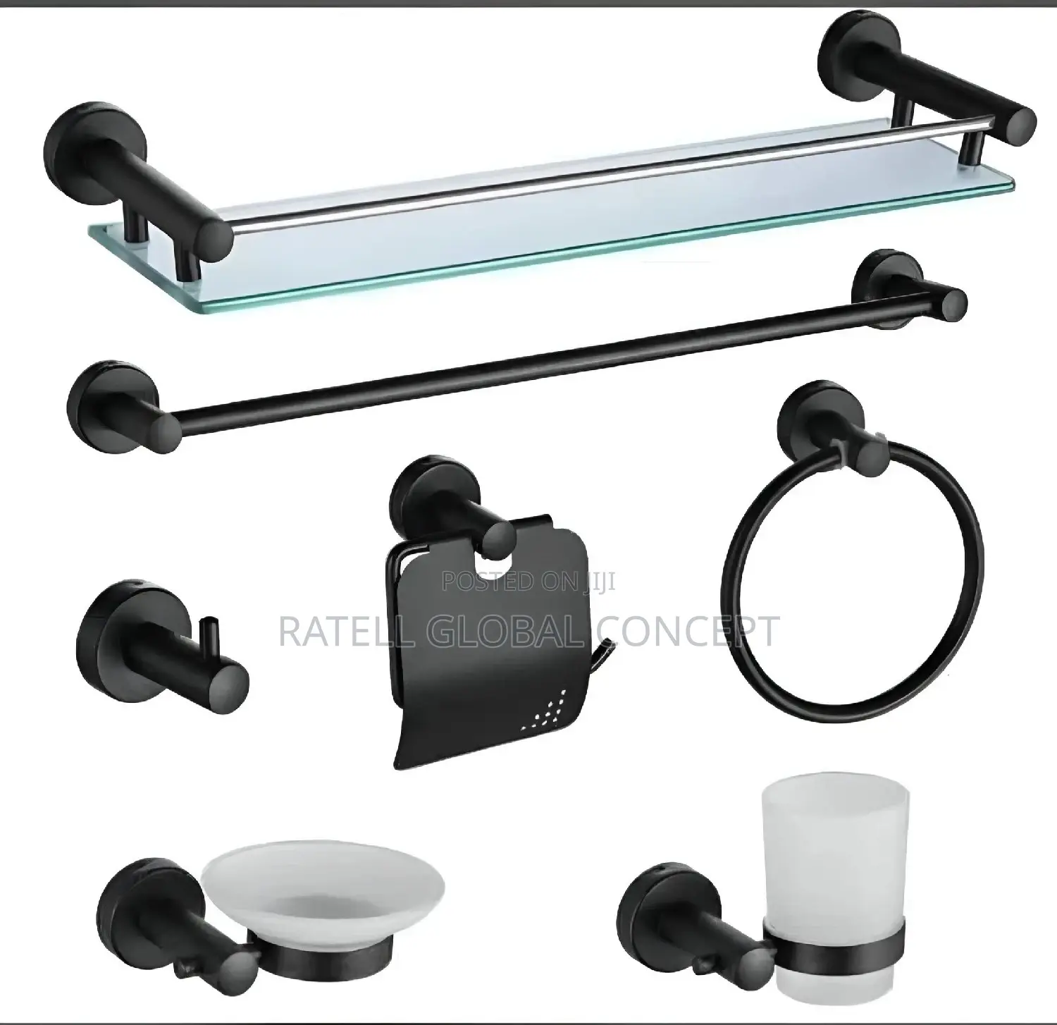Black Bathroom Accessories