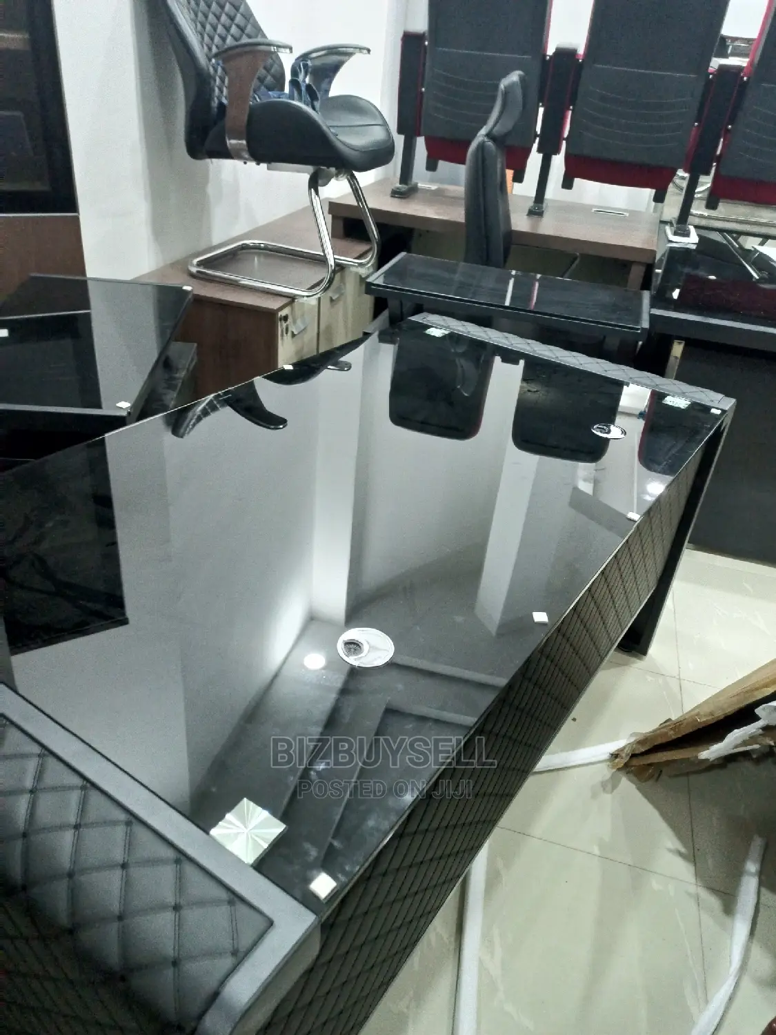 Executive Office Table Glass