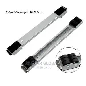 Rails With Wheels for Washing Machine Fridge Support Stand