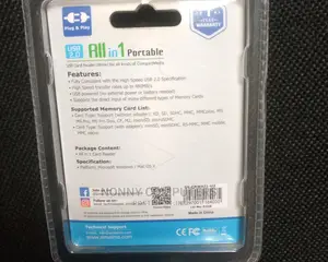 All in 1 Portable Card Reader