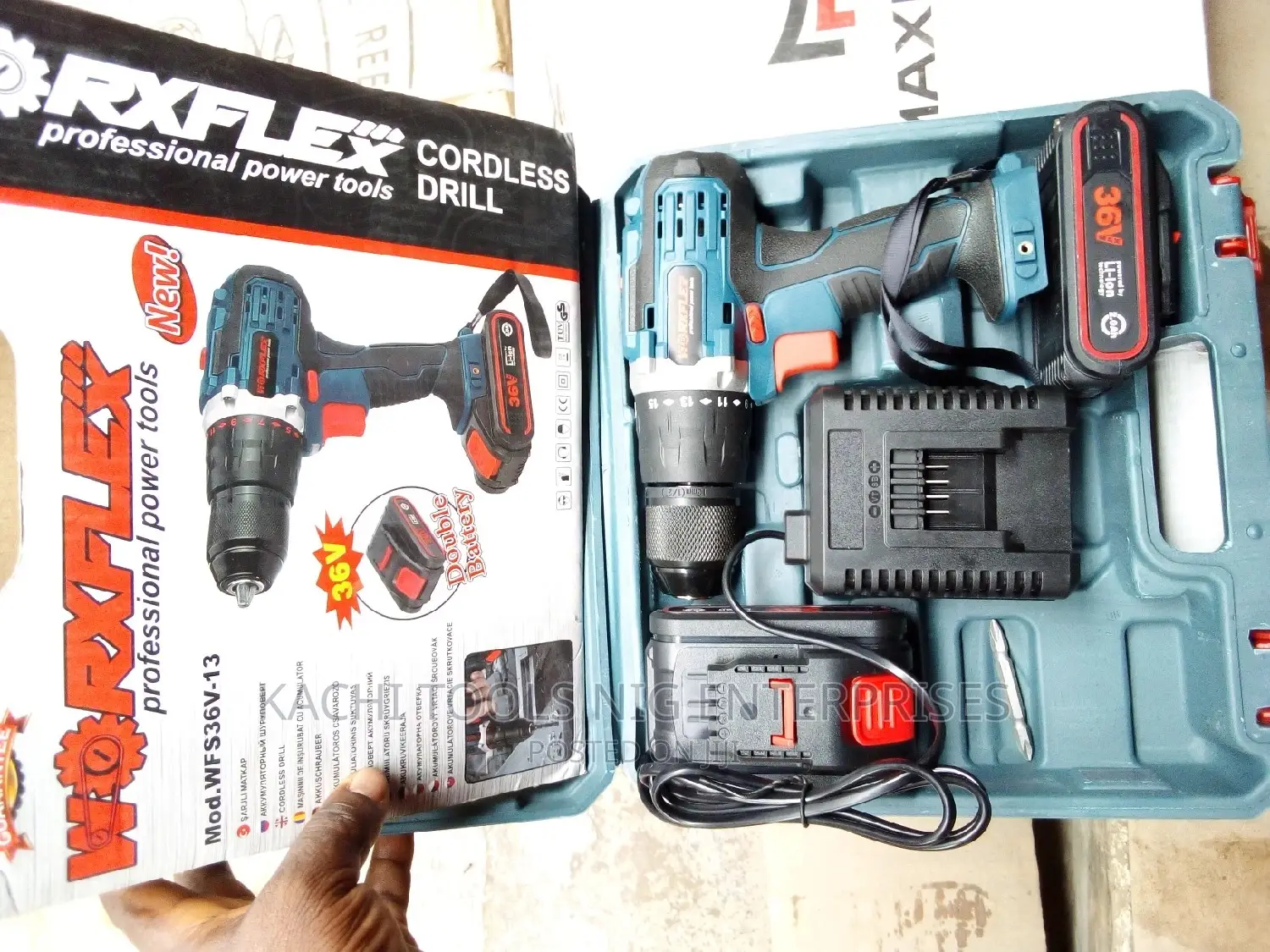 36v Cordless Concrete Impact Drill Machine