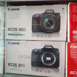 Canon Eos 80d With 18-135mm