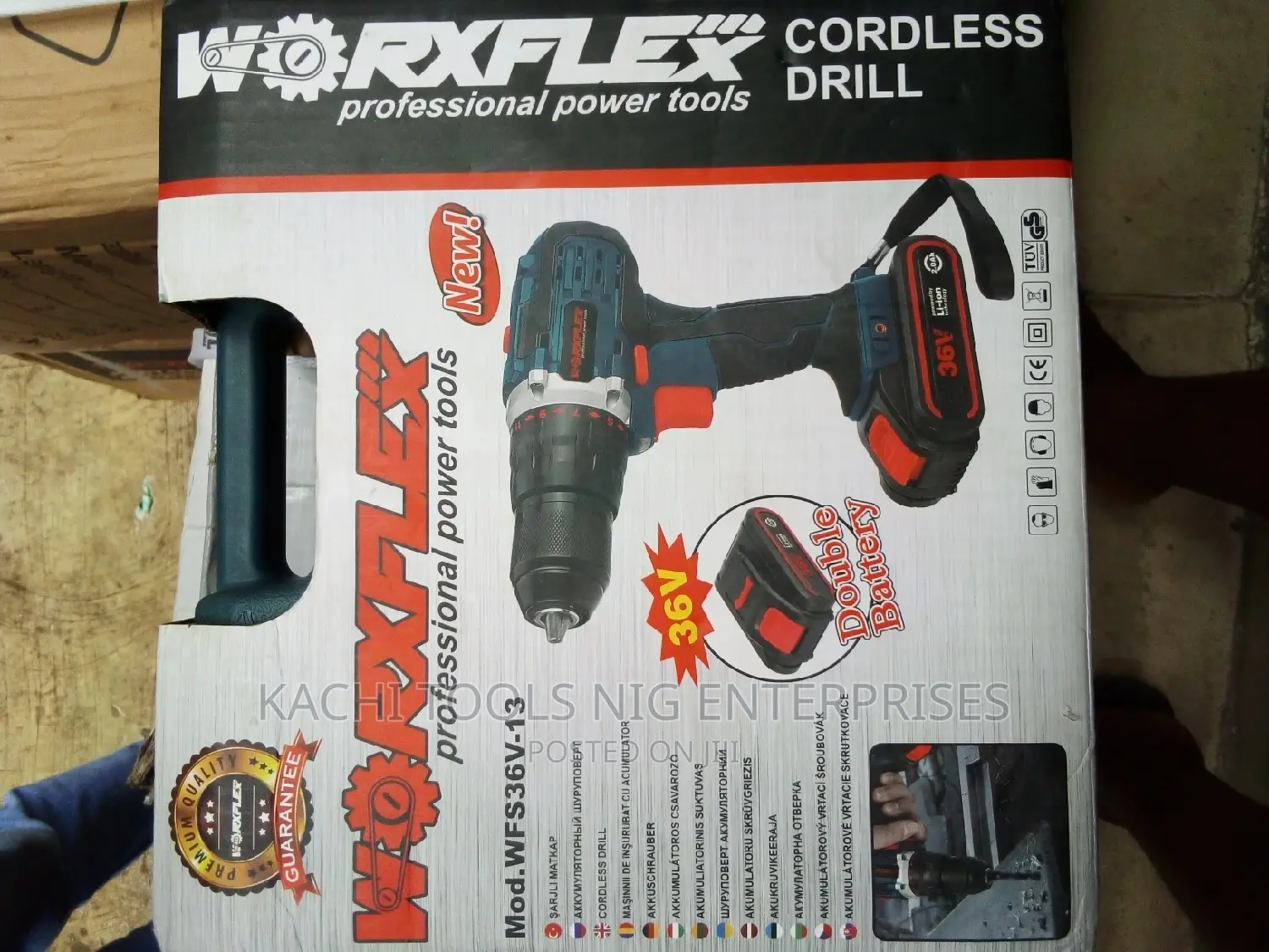 36v Cordless Concrete Impact Drill Machine