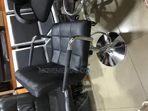 Executive Black Bar Stool