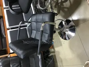 Executive Black Bar Stool