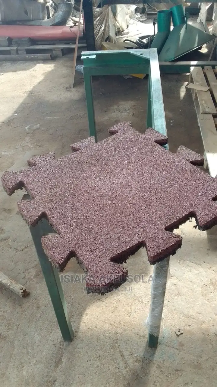 Interlocked Rubber Tiles