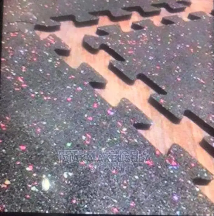 Interlocked Rubber Tiles