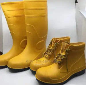 Yellow Colour Safety Rain Boot