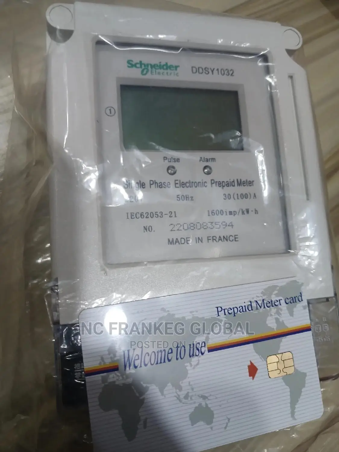 Single Phase Electronic Prepaid Check Meter