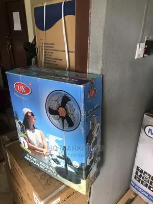 Super Quality Ox Hexa Rechargeable Standing Fan 18"