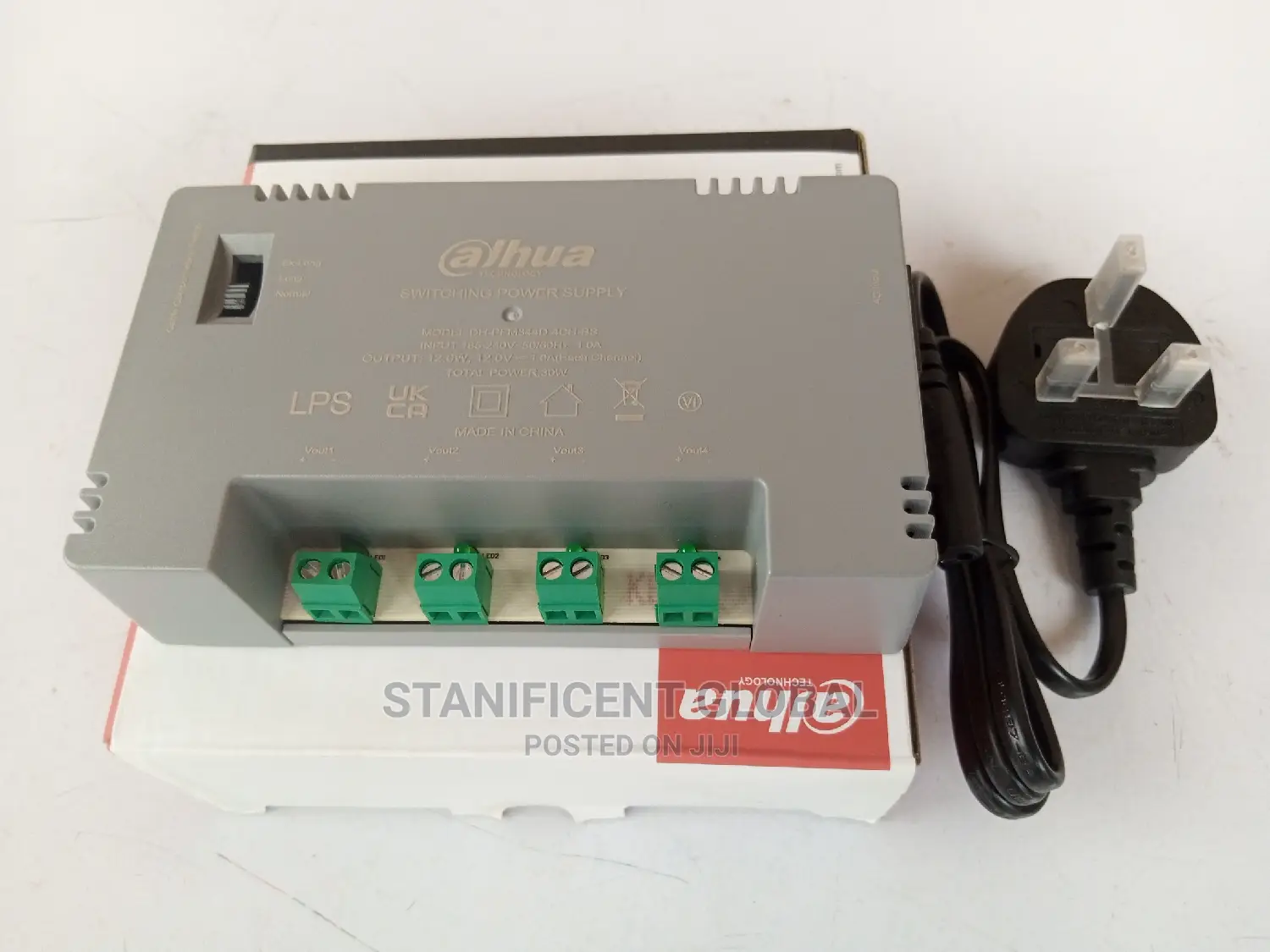 Dahua 4way Power Supply Box With Power Cord
