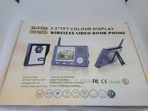 Wireless Video Door Phone With Ir Camera 3.5"