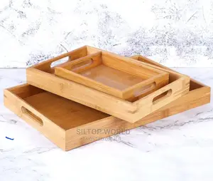 3 in 1 Bamboo Serving Trays