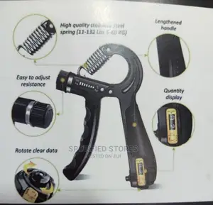 Hand Grip With Spring And Counter