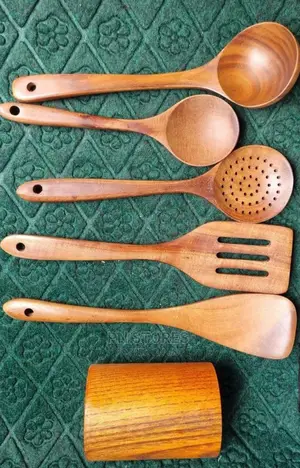 Wooden Kitchen Spoon Set
