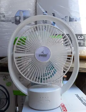 Iwin 8" Energy Rechargeable Table Fan + Led Light - 3000mah