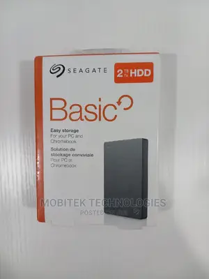 2tb Seagate Basic External USB Portable Storage Hard Drive