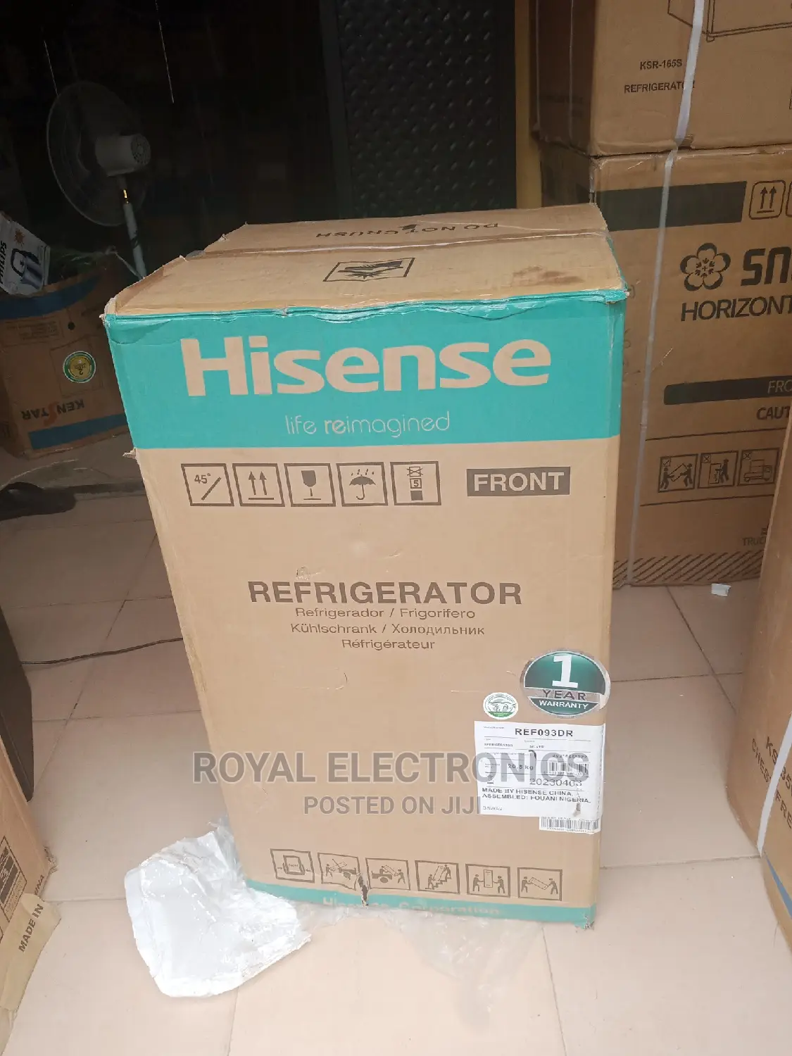 Very New Hisense 93L Single Door Table Top Refrigerator