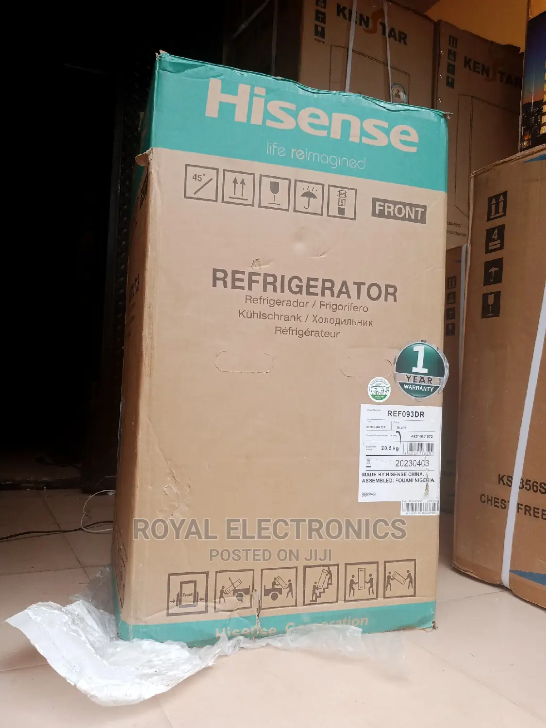 Very New Hisense 93L Single Door Table Top Refrigerator