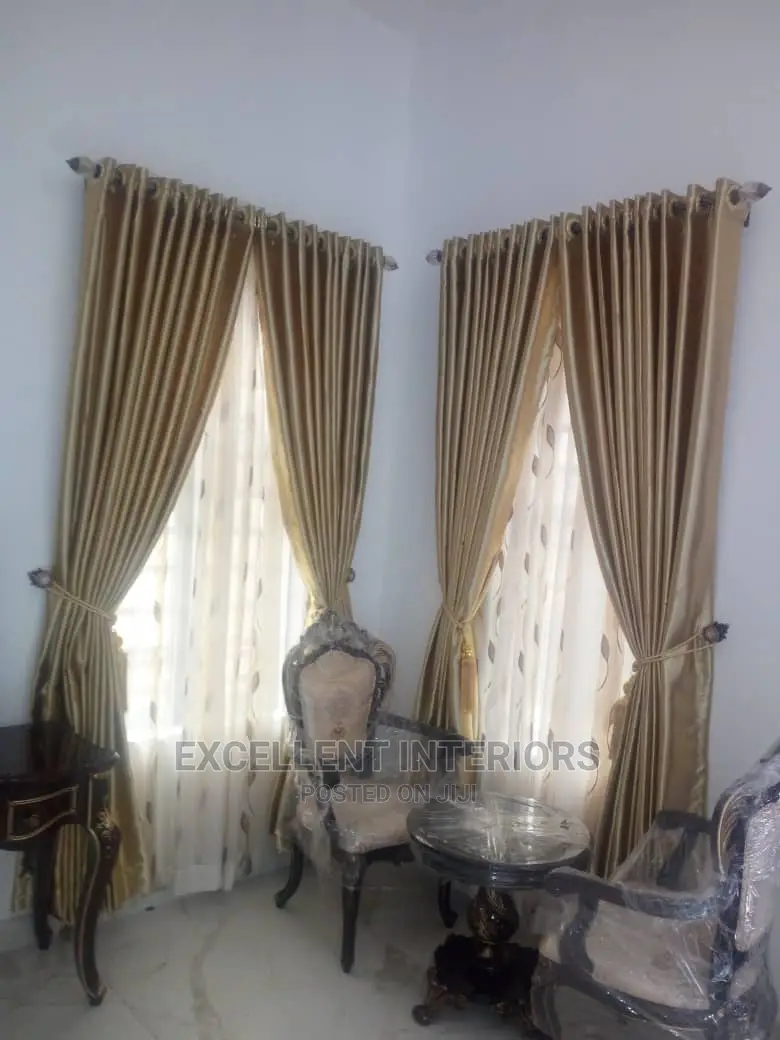 High Quality Plain Satin Curtains.