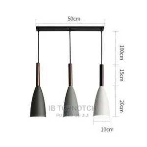 3 Heads Modern Metal Chandelier Ceiling Light