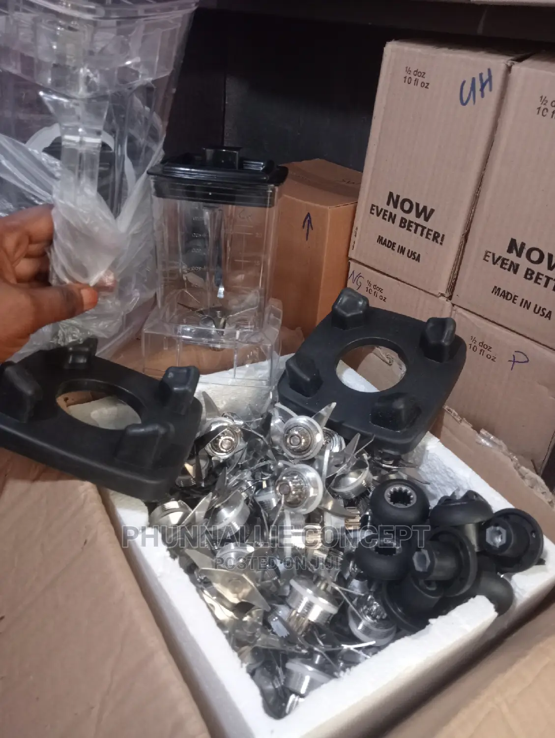 Blender Accessories(Quality Blade Nd Headgear)