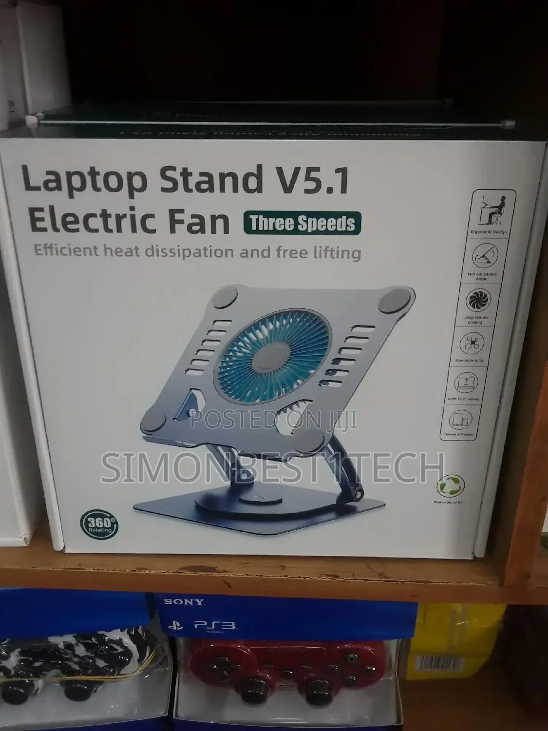 Laptop Stand With Fan 360