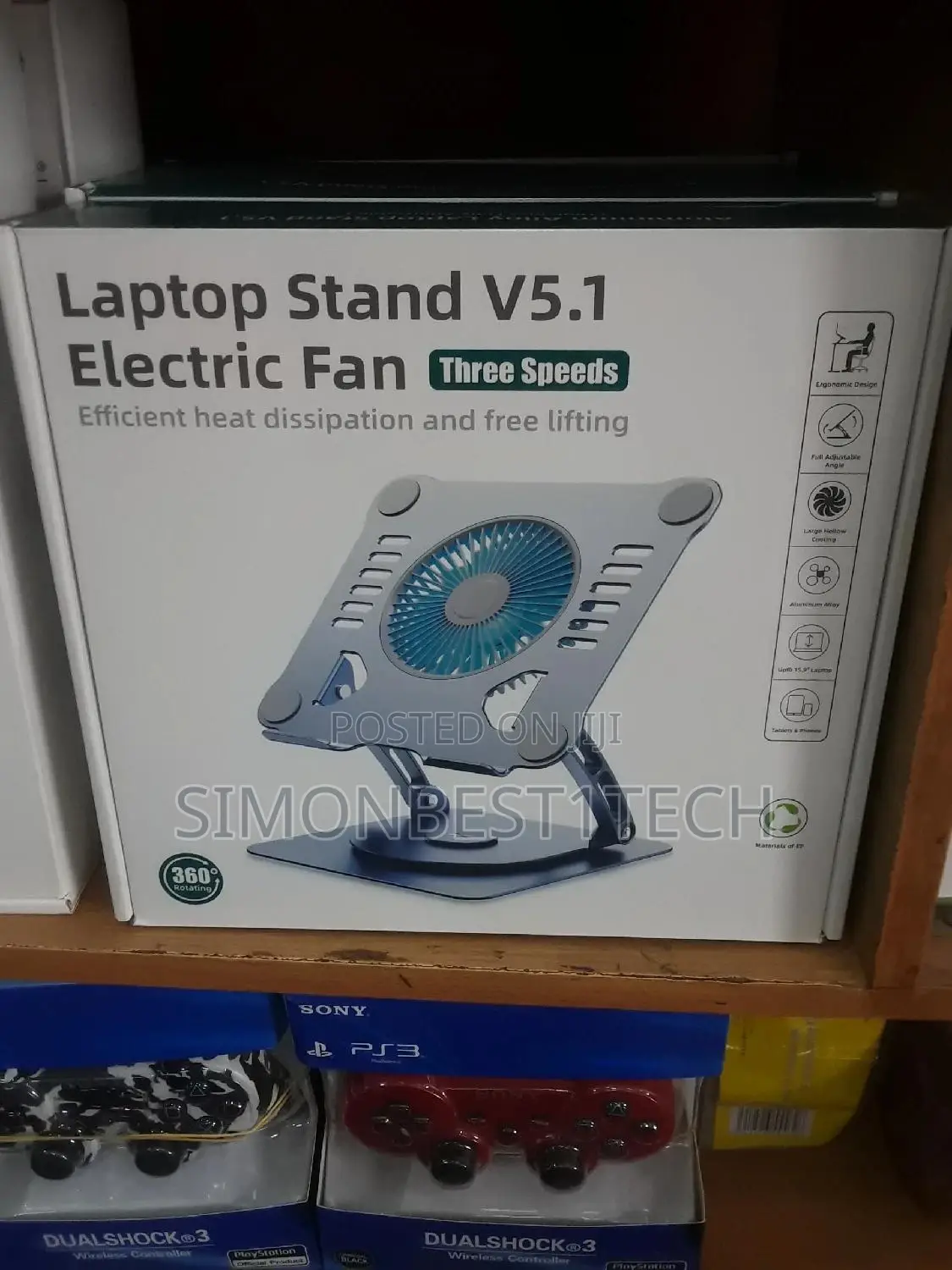 Laptop Stand With Fan 360