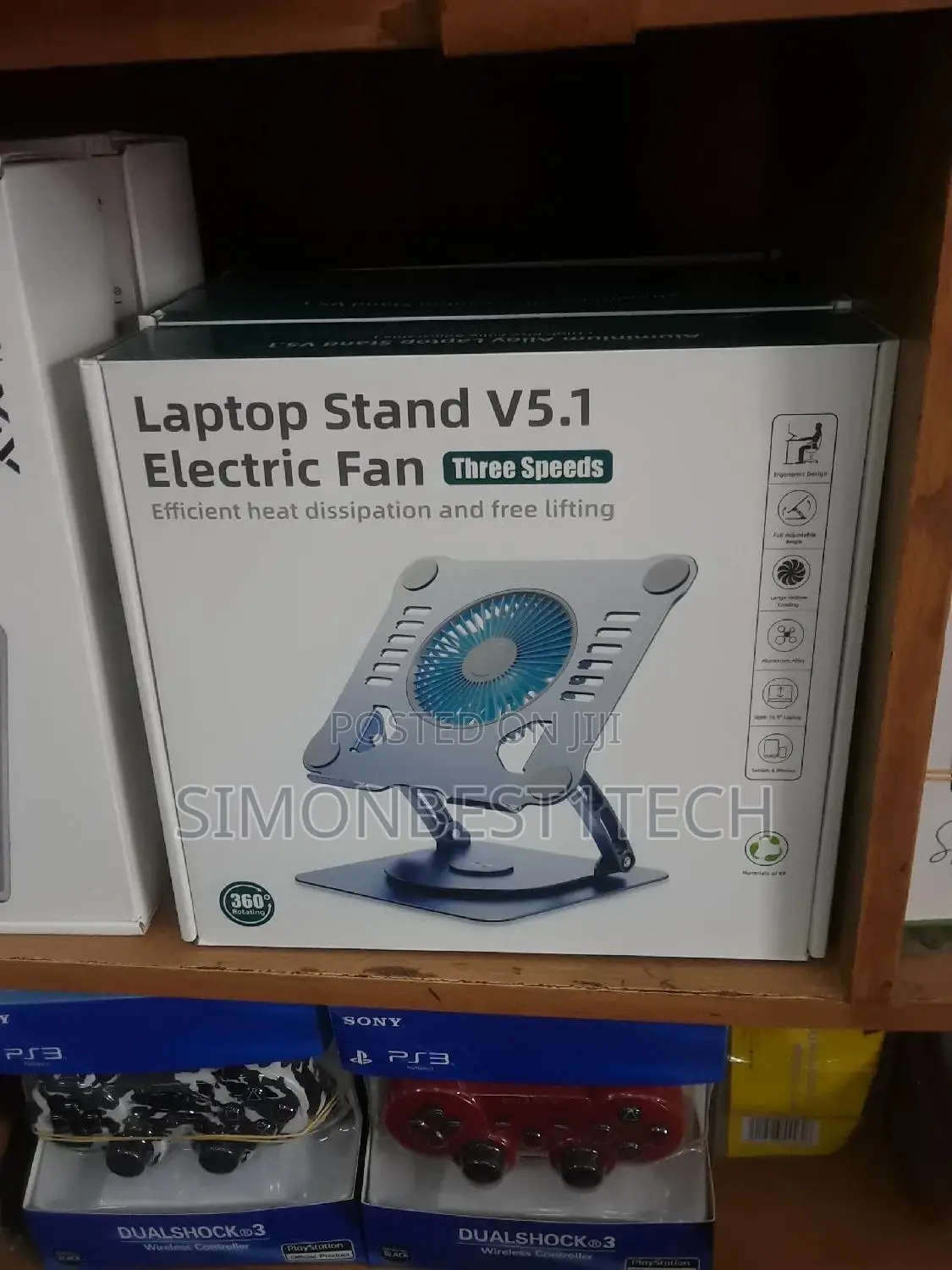 Laptop Stand With Fan 360