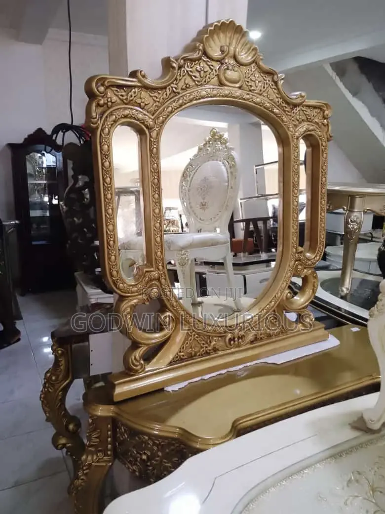 Gold Console Mirror