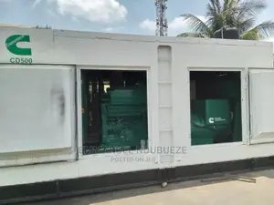 500kva U.K Cummins Soundproof Generator Almost New