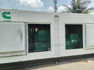 500kva U.K Cummins Soundproof Generator Almost New