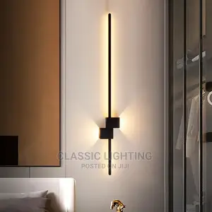 New Modern Minimalist LED Interior Wall Lamp Black White